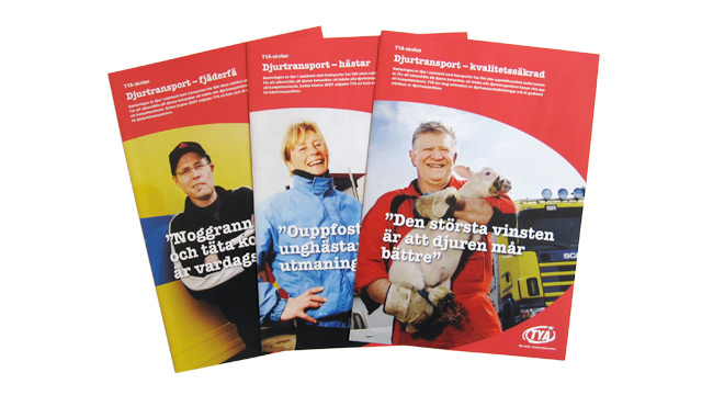 Omslag till branschbroschyrer, Djurtransporter