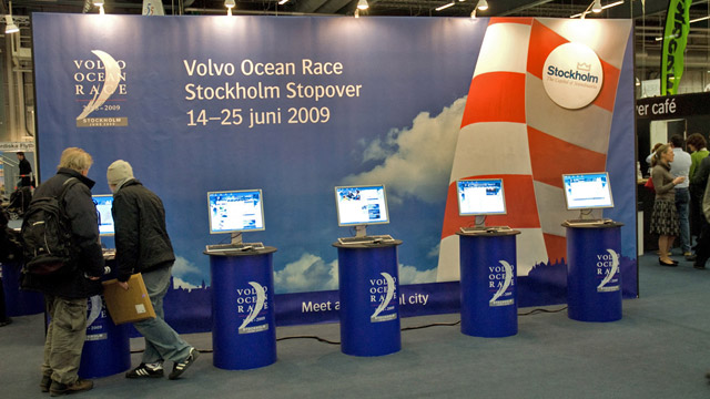 Volvo Ocean Race Stockholm Stopover på mässan Allt för sjön