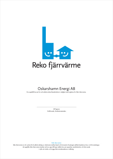 Reko Fjärrvärme diplom