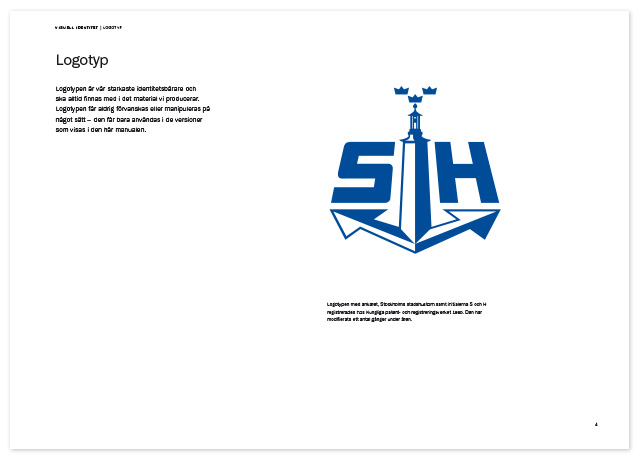 Stockholms Hamnars grafiska manual, 2012