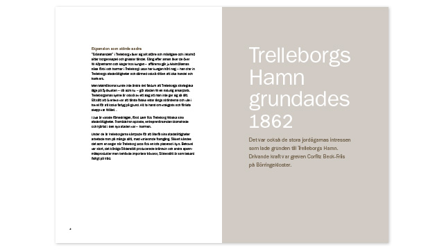 Ett uppslag ur 150 år med Trelleborgs Hamn
