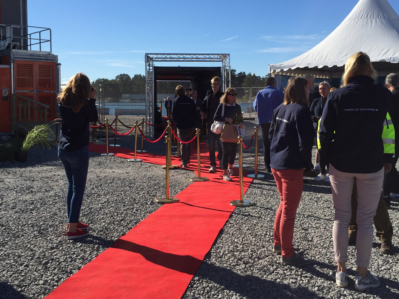 Startskottet för Norvik Hamn