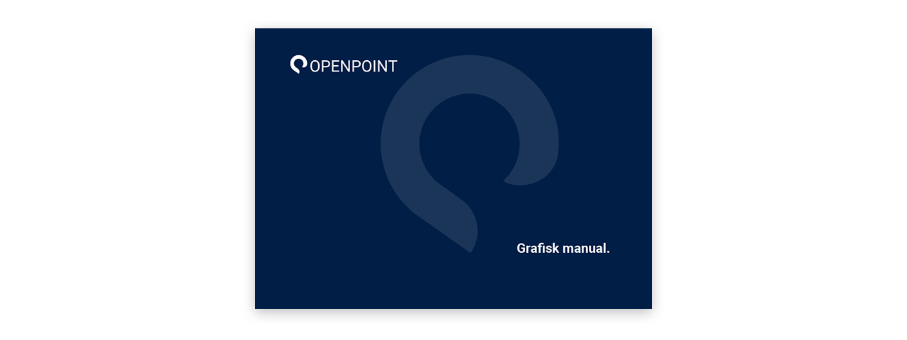 Omslaget för Openpoints grafiska manual